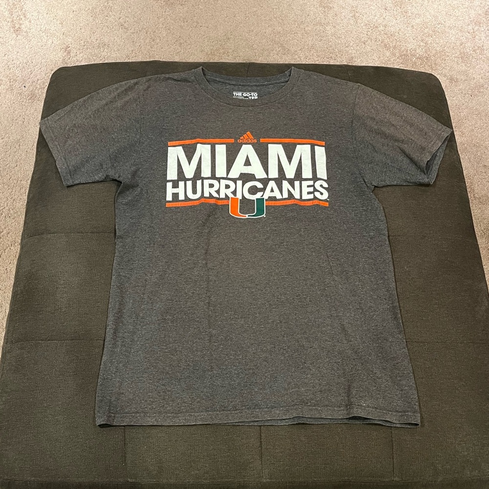 Adidas Miami Hurricanes T-Shirt